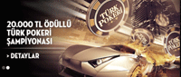 20 000 TL �d�ll� T�rk Pokeri �ampiyonas�