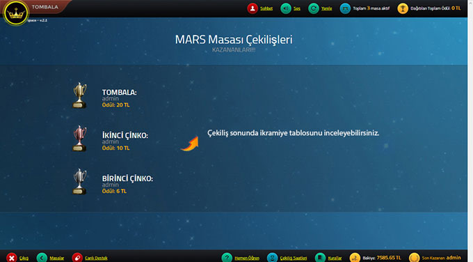 tombala - ikramiye tabloso